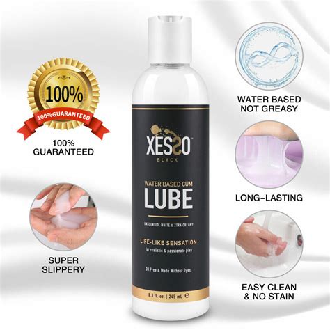 Water Based Lube Cum Personal Lubricant For Sex Unscent 83 Oz Xesso