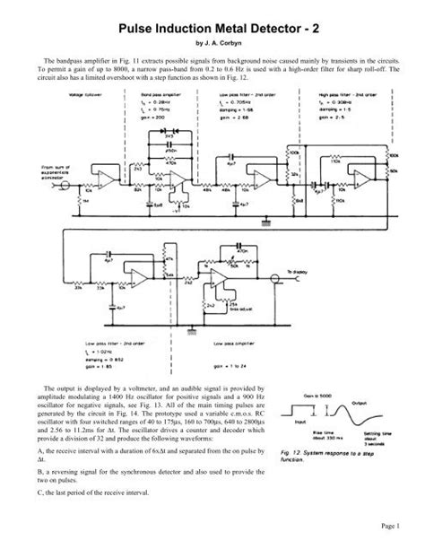 Pi Metal Detector Circuit Diagram Pdf Wiring Diagram And Schematics