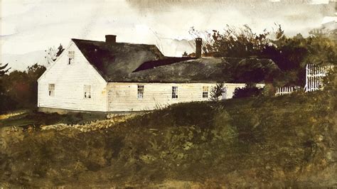 House On Stones Point Andrew Wyeth 1977 Watercolor On Paper 12 X