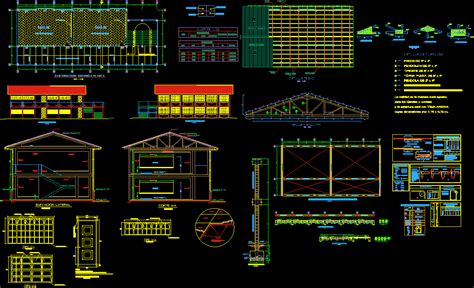 4 Classrooms DWG Detail for AutoCAD • Designs CAD