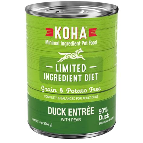 Treats Unleashed Koha Koha Limited Ingredient Diet Duck Entree For Dogs