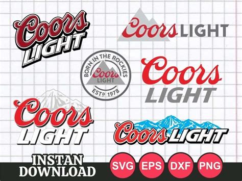 Coors Light SVG Bundle Vectorency