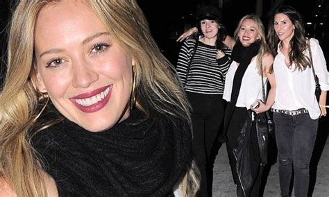 Hilary Duff Enjoys Girls Night Out Following Mike Comrie Divorce