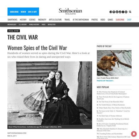 resources women spies of the civil war smithsonian learning lab