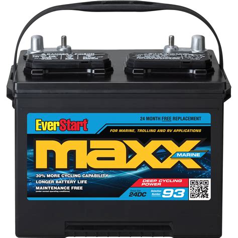 Everstart Maxx Lead Acid Marine Battery Group Size 24dc