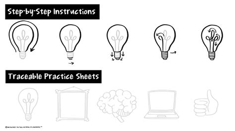 Hand Drawn Icons Pack 1 For Visual Notes Ink Factory