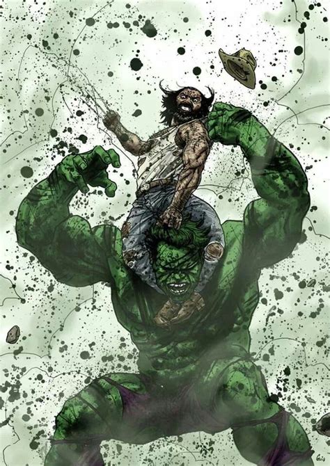 Hulk Vs Wolverine Marvel Comics Art Marvel Art Wolverine Art