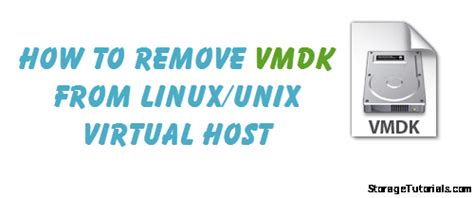 How to Safely Remove vmdk disk from Host | How to remove, Hosting, Linux operating system