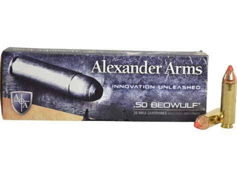 Alexander Arms Ammunition Beowulf Grain Hornady Ftx Rounds