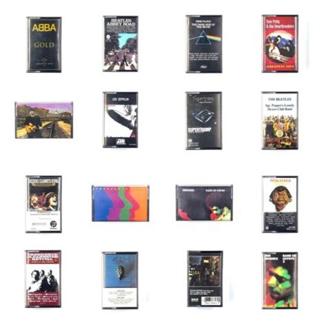 build ur own cassette tapes lot classic rock the beatles pink floyd queen more ebay