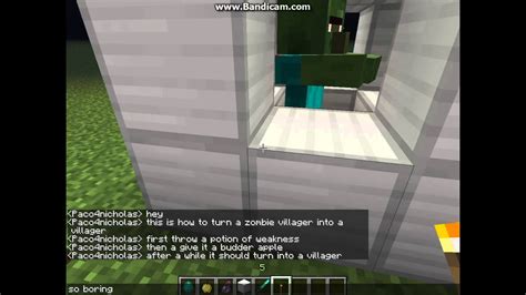 Can the zombie villager store that data in a way where upon curing it it will lower the trade costs? How to turn a zombie villager into a villager (minecraft ...