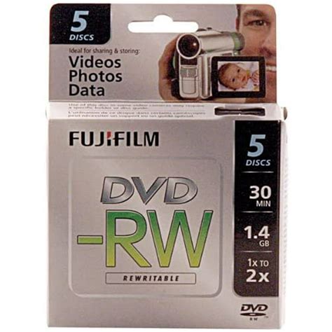 10 Pcs Fujifilm 14gb Mini Dvd Rw For Camcorder 25302425