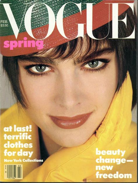 Brooke Shields By Avedon For Vogue February 1986 Vogue Magazine