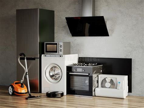 We have a great selection of used appliances at affordable prices. Home Appliances Isometrics Banner Set Stock Vector ...