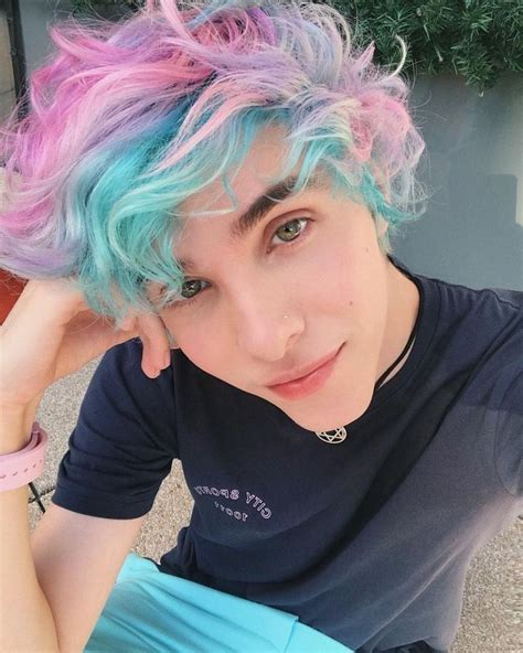 Pin By Catie Vermillion On Ideas Cotton Candy Hair Boys