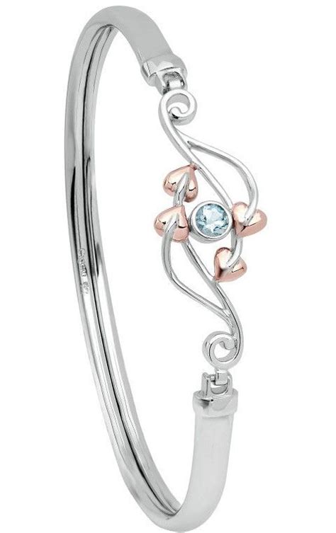 Clogau Bangle Love Vine Silver Sterling Silver Bangles Silver