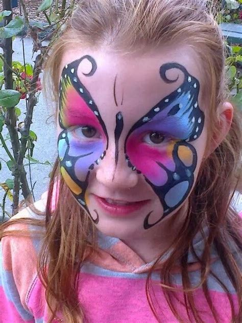 Butterfly Face Art Painting Jbroomhall Makeup Artist And Body Art Face