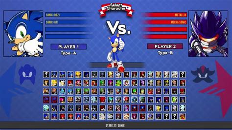 Sonic Dbz And Sonic Gt Vs Metallix I Sonic Battle Mugen Hd Youtube