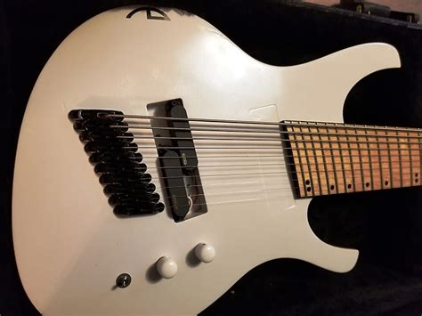 Halo Guitars Multi Scale Fanned Fret 10 String Custom White Reverb
