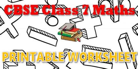 Aggarwal for cbse, mathematics, class 7 by apc books. Integers Worksheet Grade 7 Cbse With Answers, Ncert ...