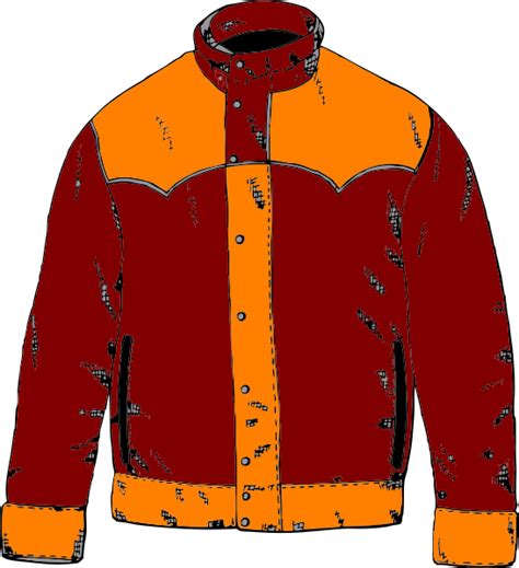 Red And Orange Jacket Clip Art At Clker Com Vector Clip Art Online