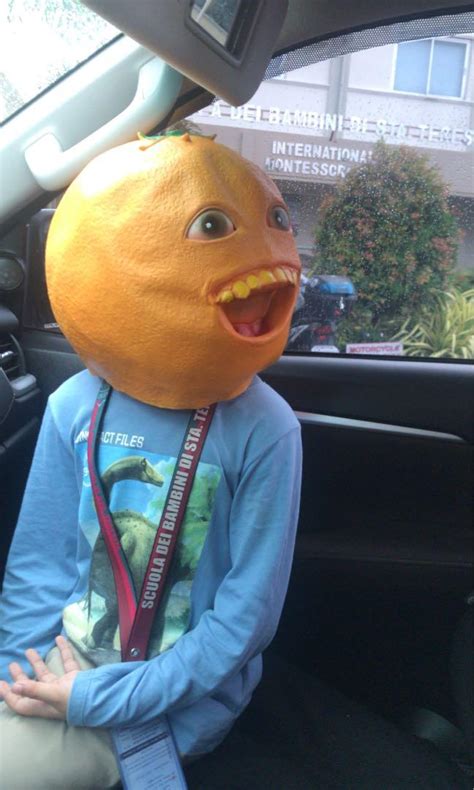 Annoying Orange Mask Hobbies And Toys Toys And Games On Carousell
