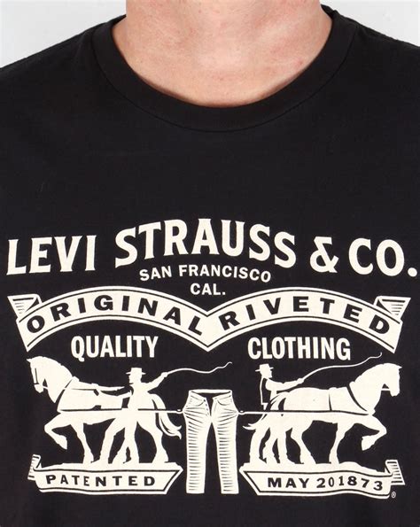 Levis Strauss And Co Logo T Shirt Blackoriginalsteemens