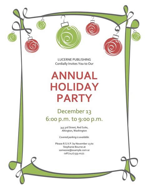 Create eye catching printable christmas party flyers for free. free printable christmas invitations template | Printables ...
