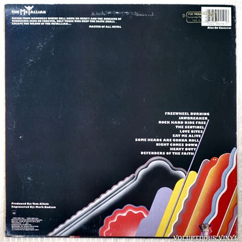 Judas Priest ‎ Defenders Of The Faith 1984 Vinyl Lp Album