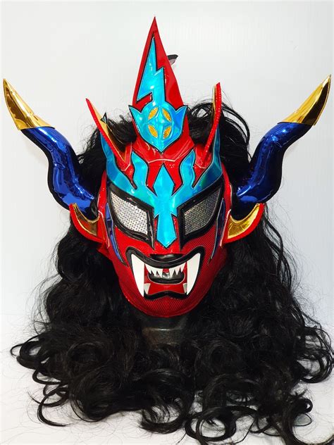 Jushin Liger Wrestling Mask Luchador Costume Wrestler Lucha Etsy Uk