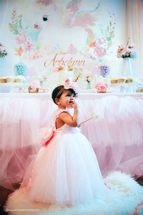 Baby Unicorn Themed First Birthday Party - Pretty My Party