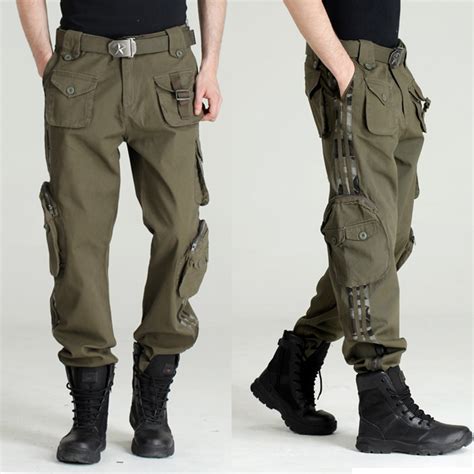 Tactical Army Military Black Cargo Pants 2016 New Casual Men Tactical