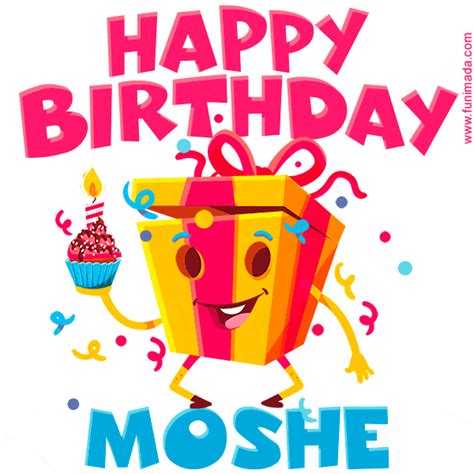 Funny Happy Birthday Moshe Gif Funimada Com