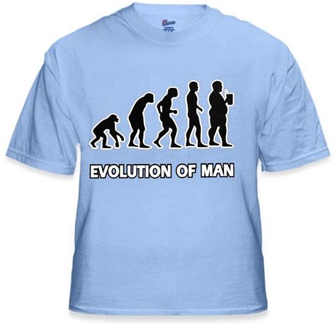funny novelty tees evolution of man t shirt bewild