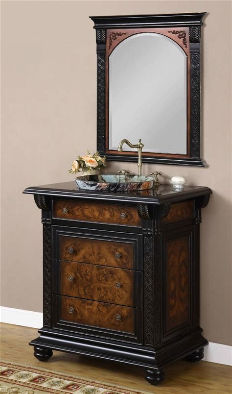 This postell 32 single bathroom vanity is designed with a bold clean style and built with strong, top notch materials. 32 Inch Single Vessel Sink Bath Vanity Set with Drawers