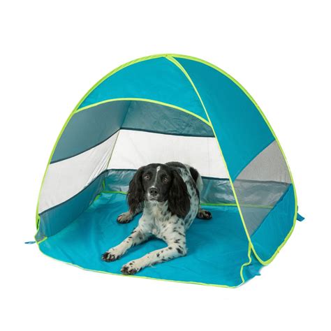 Sunny Daze Pop Up Dog Shelter Blue Large Pets At Home