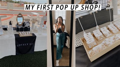 Attending My First Pop Up Shop For My Jewelry Business Vlog Youtube