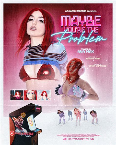 Maybe Youre The Problem Ava Max Music Video Poster On Behance