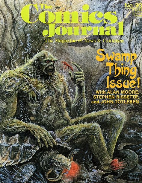 The Comics Journal 93 Swamp Thing Issue Featuring
