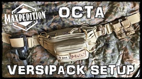 Maxpedition Octa Versipack First Line Gear Setup Tactical Fanny