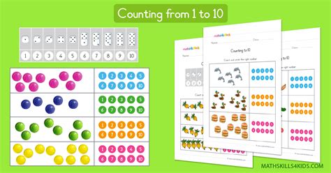 Counting The Number 10 Worksheets 99worksheets Counting Objects 0 20