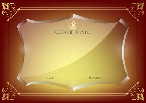 Blank Certificate Template Certificate Of Achievement Template