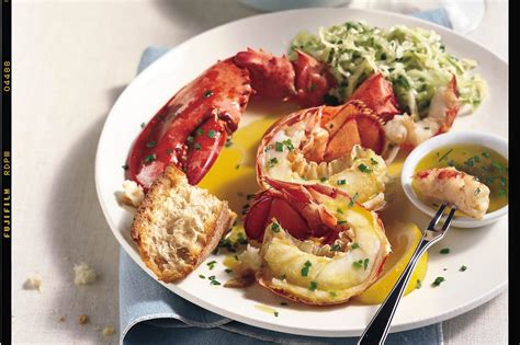 steamed lobster with lemon herb butter recipe epicurious