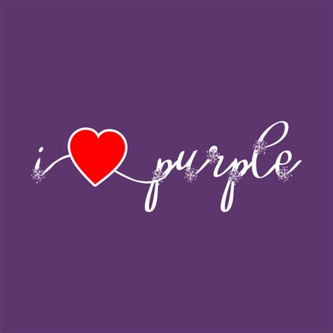 i love purple purple t shirt teepublic