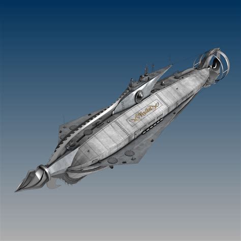 Nautilus Submarine By Jules Verne Tales 3d Model 53 Ma Free3d