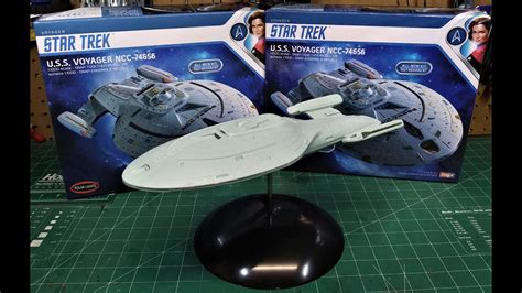 All New Molds Star Trek Uss Voyager Clear Version 11000 Scale Model