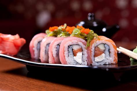 Download Seafood Fish Food Sushi Hd Wallpaper