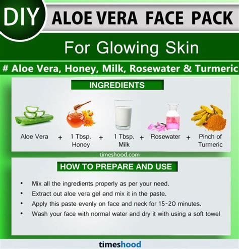 Homemade Mask For Dull Skin Turmeric Aloe Vera Face Mask