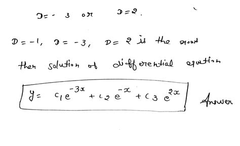 Solved Please Answer The Given Homogenous Linear Differential