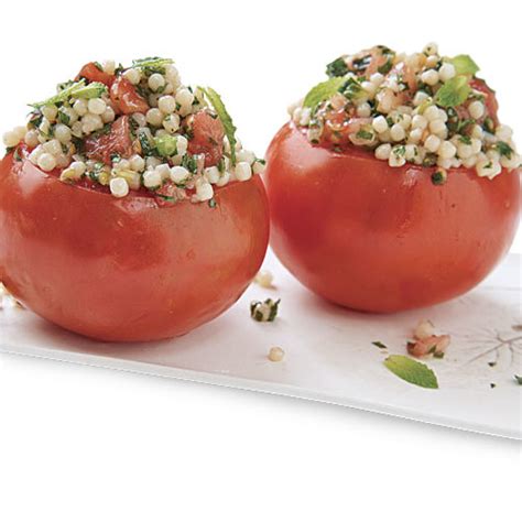 Couscous Stuffed Tomatoes Finecooking